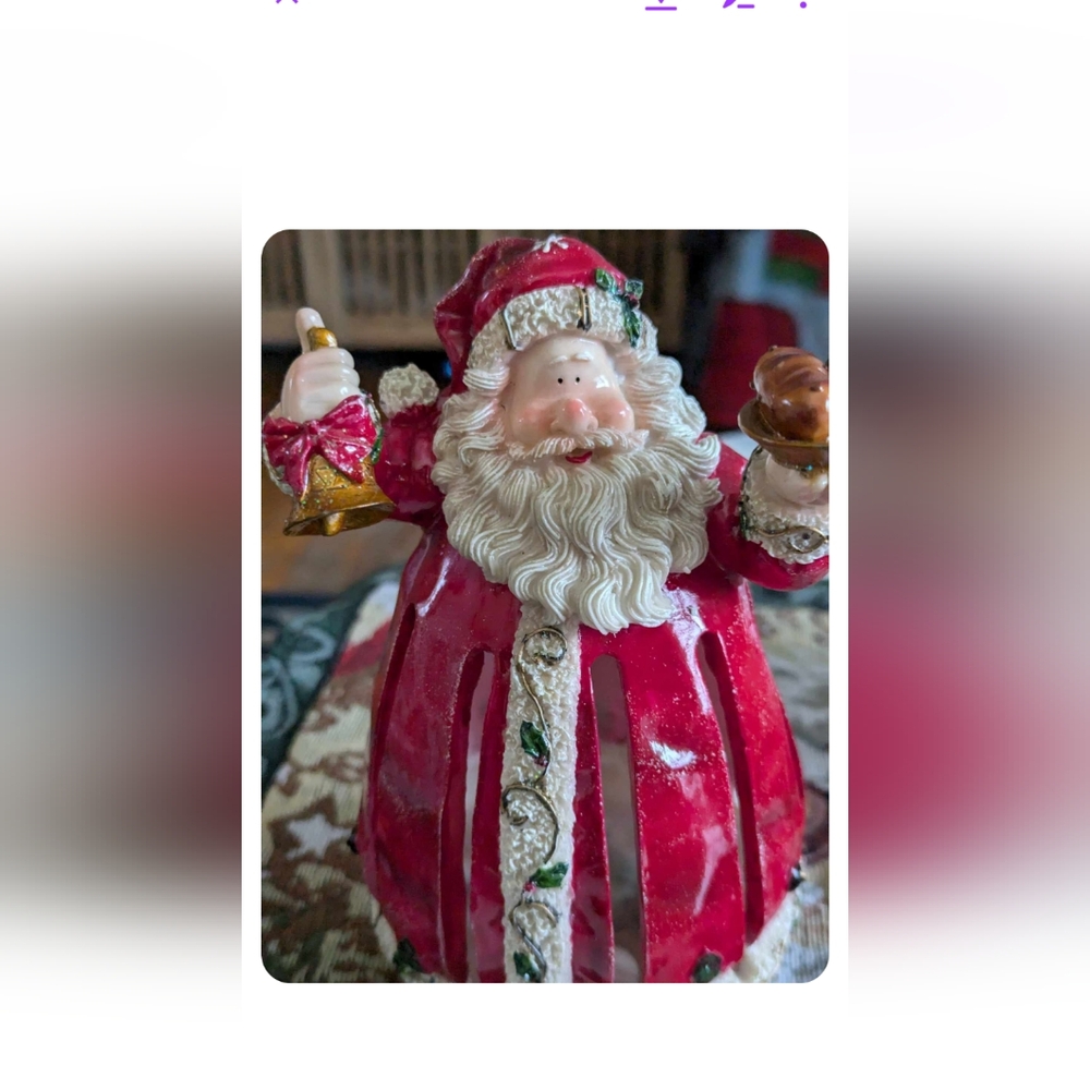 Santa card /napkin holder
